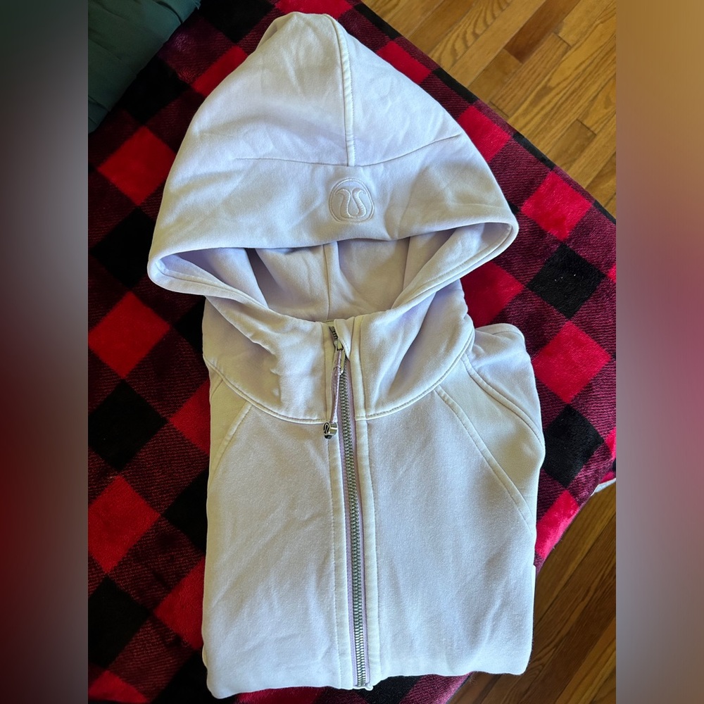 LULULEMON NWT Scuba Oversized Half Zip HoodieDYE Color Mineral Dye Purple Cosmos - Picture 4 of 6